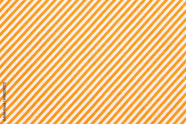 Obraz Orange textile, napkin, tablecloth on blue wooden kitchen table. View from above, top with copy space. Traditional pattern and color.