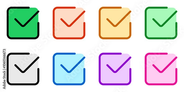 Obraz Editable check box vector icon. Part of a big icon set family. Perfect for web and app interfaces, presentations, infographics, etc