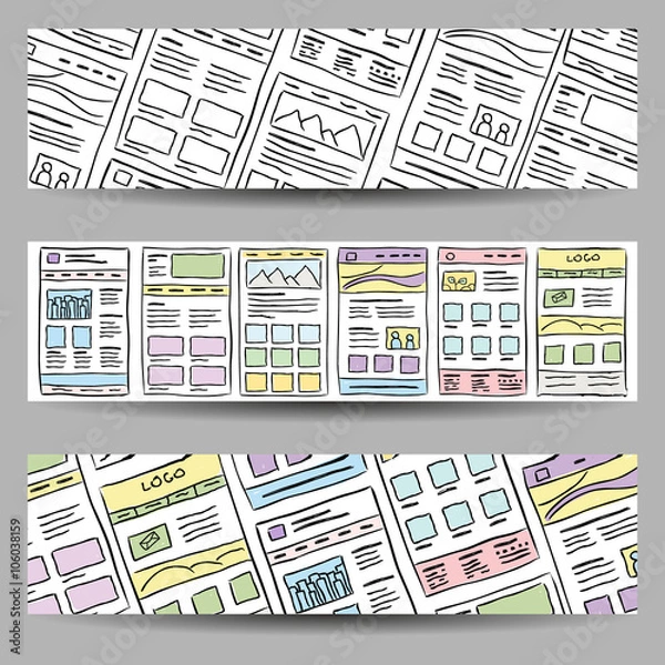 Obraz Website Layout banner