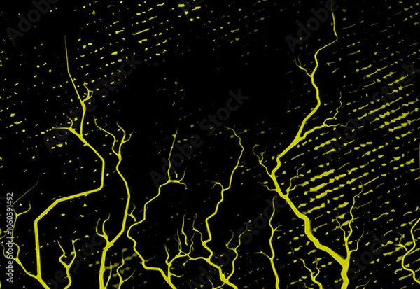 Fototapeta Yellow lightning background texture