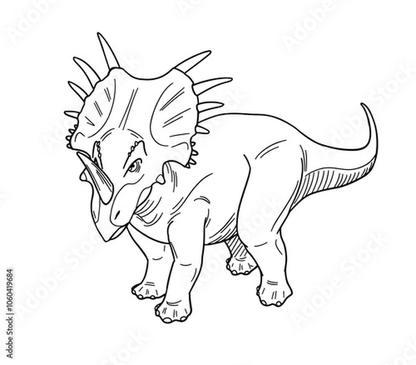 Fototapeta styracosaurus
