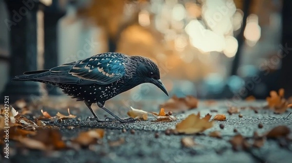 Obraz bird on the ground