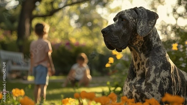 Obraz dog in the park