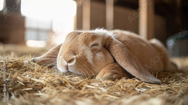 Obraz A lop-eared rabbit