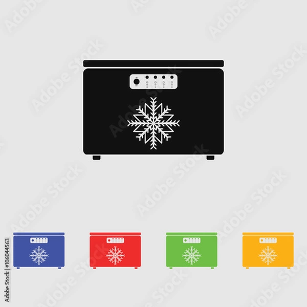 Obraz Freezer vector icon