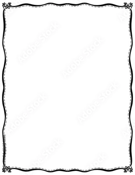 Fototapeta winter border