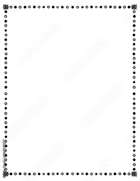 Fototapeta winter border