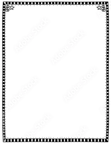 Fototapeta winter border