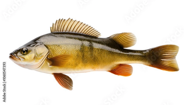 Obraz fish on white background