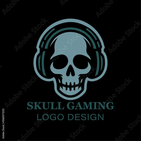 Obraz Skull Gaming Logo Design