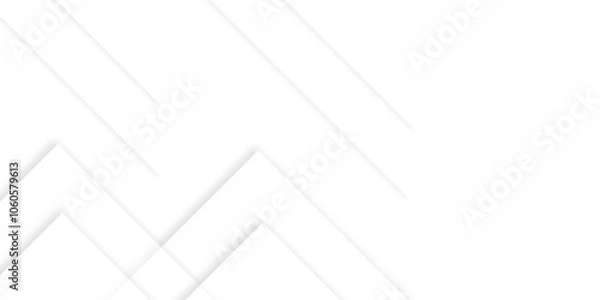 Fototapeta Abstract white and grey modern minimalistic pale geometric pattern white square shape with futuristic background	