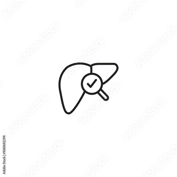 Obraz Health icon, wellnes icon, Outline icon collection. Vector