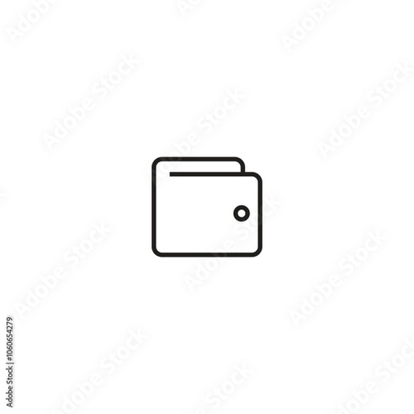 Obraz Modern currency and money single icon, vector illustration.