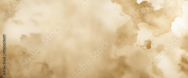 Fototapeta Ethereal cloud formations, golden sepia tones, atmospheric dreamscape, mystical sky, abstract celestial landscape, wispy textures, heavenly light, atmospheric perspective, soft focus, celestial beauty