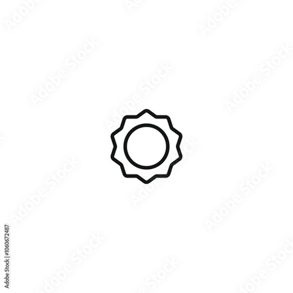 Obraz Weather icon, Meteorology icon, Outline icons set isolated on white background flat vector illustration