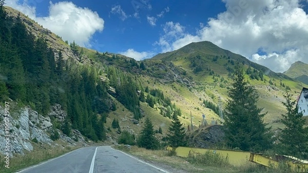 Obraz road in mountains