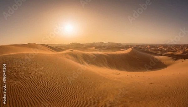 Obraz 사막을 뒤덮는 거대한 모래폭풍