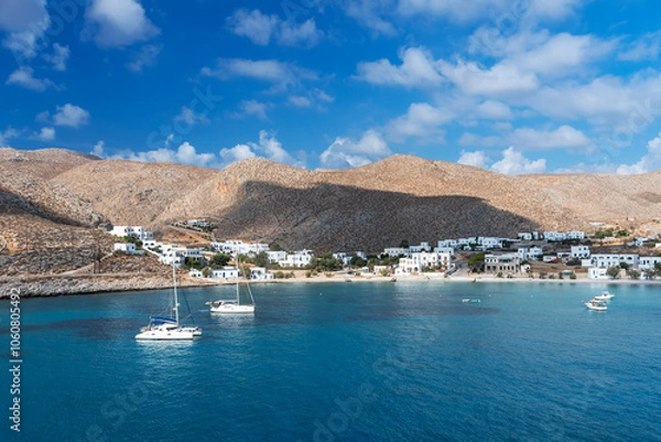 Obraz Port of Folegandros, Greek Cyclades islands.