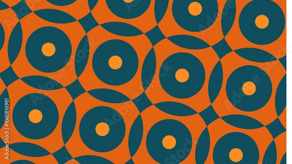 Fototapeta seamless pattern with circles