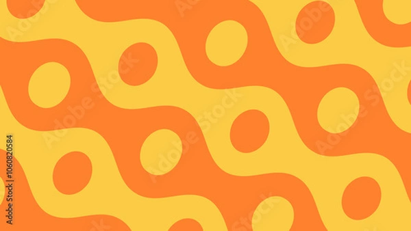 Obraz seamless background with orange