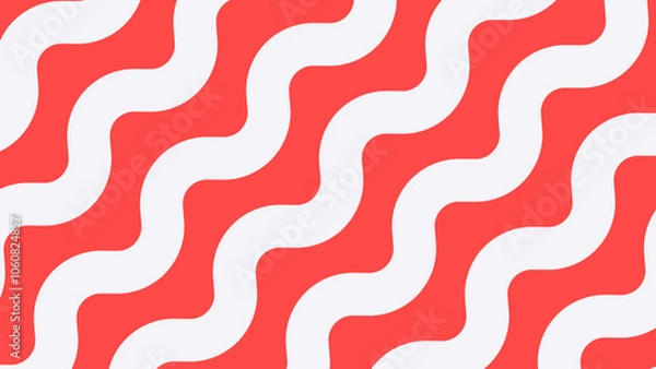 Fototapeta seamless pattern with red stripes