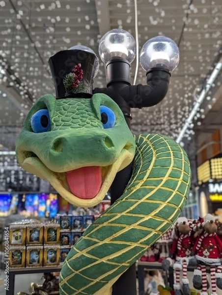 Obraz christmas tree toy, snake