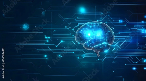 Fototapeta technology background with globe