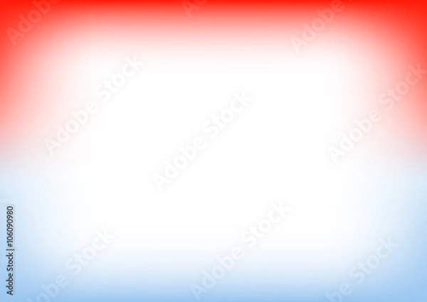 Fototapeta Blue Serenity Red Copyspace Background Vector Illustration