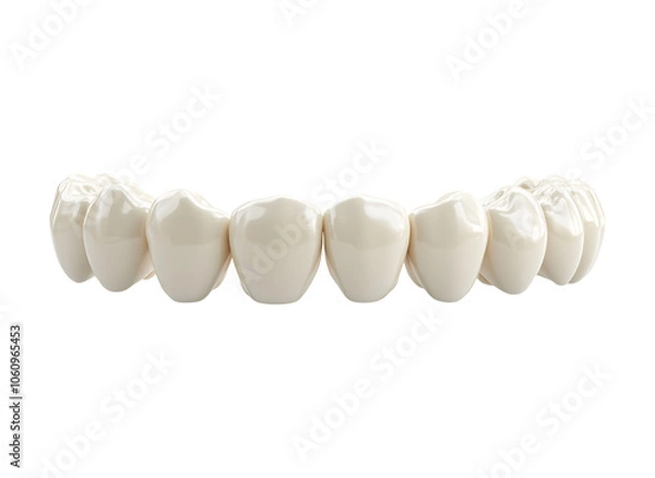 Fototapeta Human teeth model 3d image