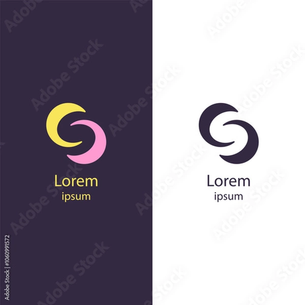 Fototapeta Logo-388
Smooth and abstract circular logo with intertwining curves, perfect for tech, media, wellness, or creative brands. Stylish vector design with modern and minimal flair.