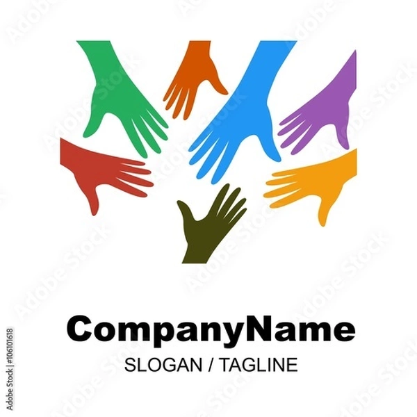 Obraz Charity logo icon Vector