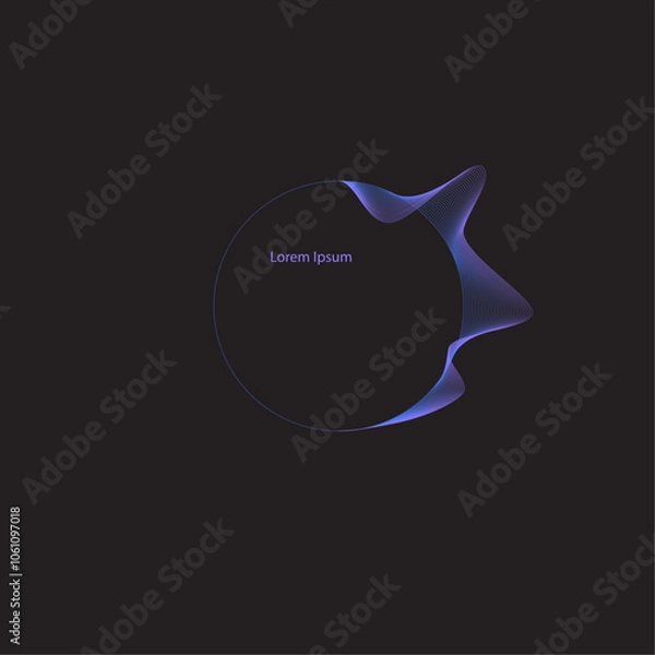 Fototapeta Circulo hi tech para logo