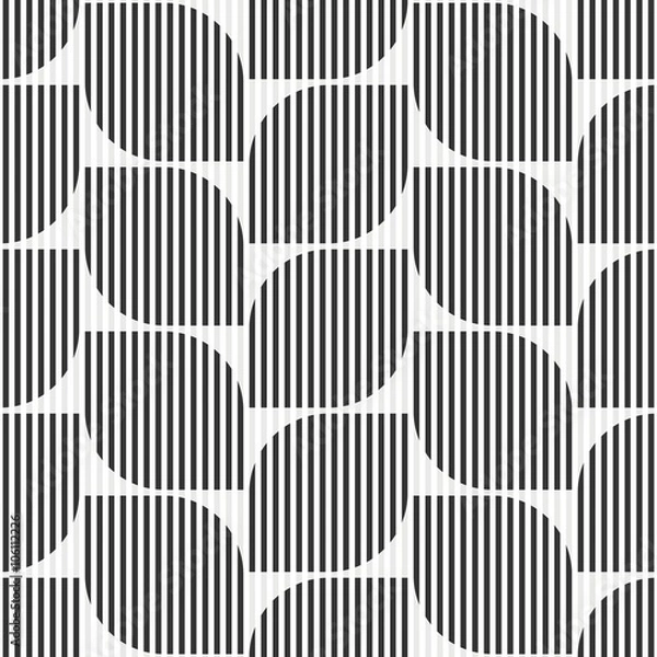 Fototapeta Bezszwowa tekstura wektor. Nowoczesne abstrakcyjne tło. Powtarzający się wzór geometryczny z abstrakcyjnymi postaciami.