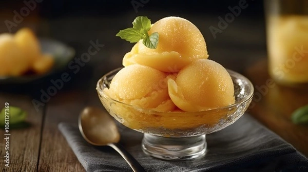 Fototapeta レモンシャーベット