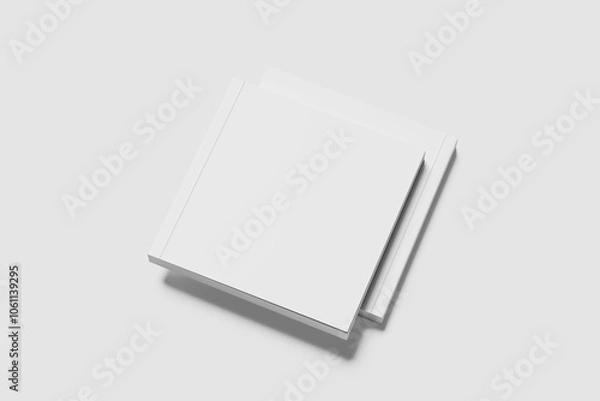 Obraz Blank square book white
