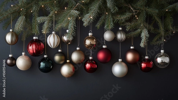 Obraz クリスマスのオーナメント