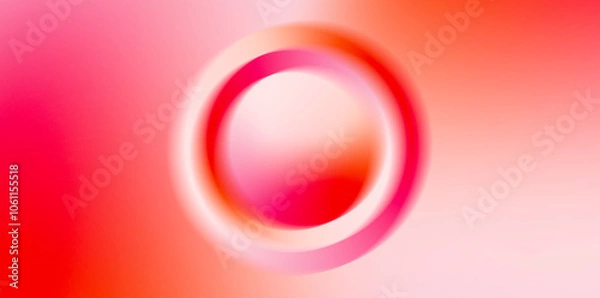 Fototapeta Circle 3D gradient background metallic shape