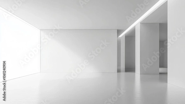 Fototapeta empty white room