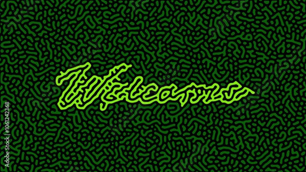 Fototapeta Unique Welcome Greeting Wallpaper Abstract Background for Greeting Card, Poster, Banner, Invitation, Party Backdrop