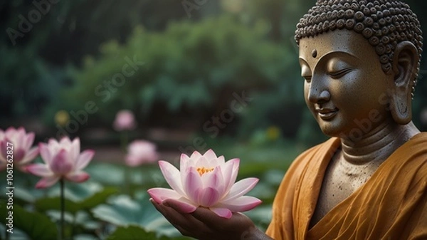 Obraz statue of buddha