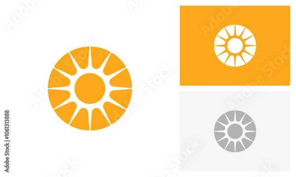 Obraz Sun logo design
