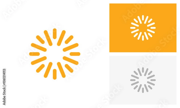 Obraz Sun logo design
