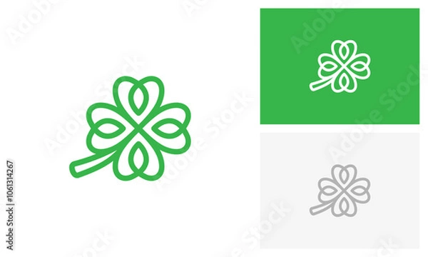 Obraz Clover logo design
