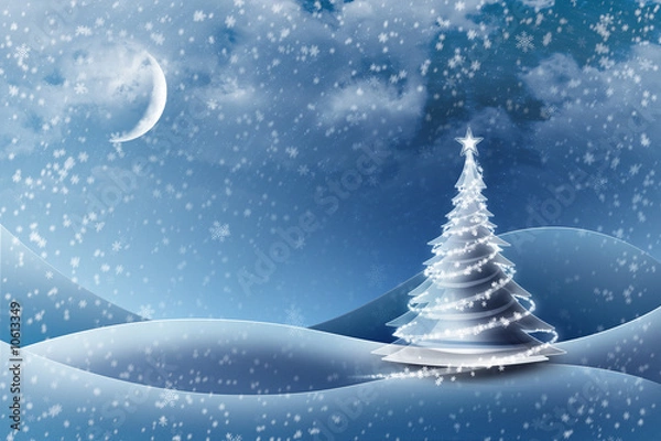 Obraz Christmas Tree! Icy version.