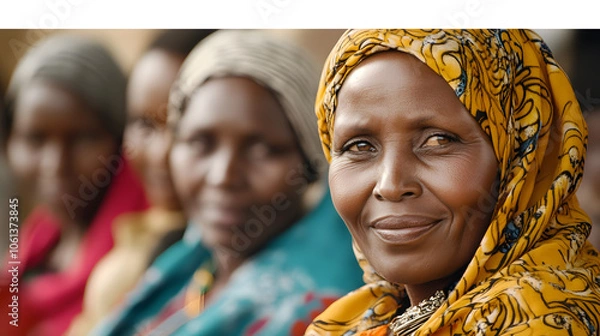 Fototapeta A documentary focusing on the challenges faced by women in post-conflict societies.