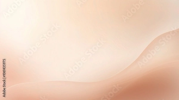 Fototapeta Soft Beige Gradient Background with Subtle Texture