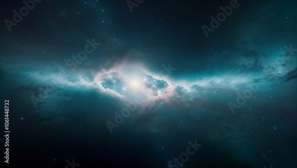 Fototapeta Elegant Sky with swirling nebula patterns
