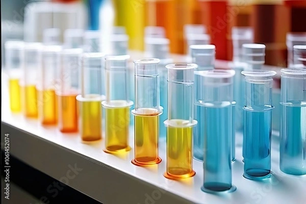 Fototapeta disposable pipette tips boxes of disposable pipette tips sorted