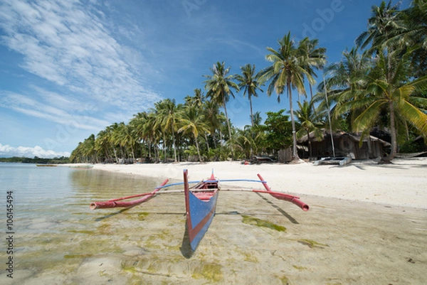 Obraz Palmen Strand mit Banka