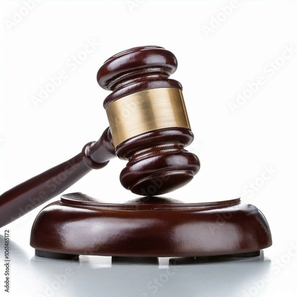 Fototapeta Justice Served: The Iconic Gavel
